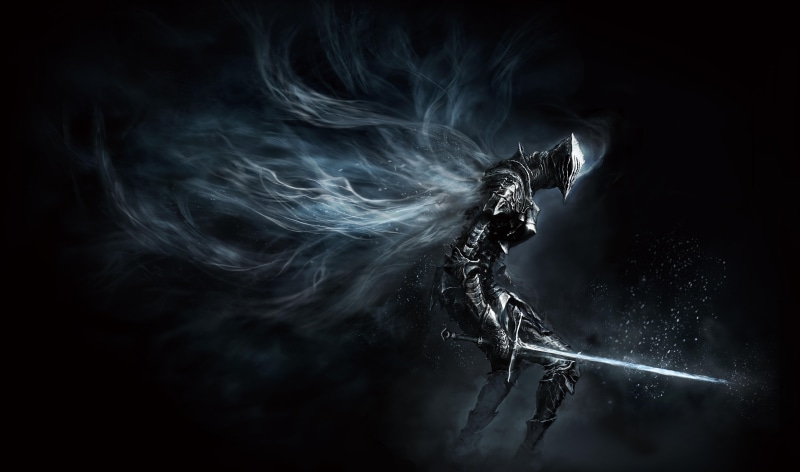Dark Souls III, Dark Souls, video games, dark, concept art, sword, artwork, warrior, weapon, armor, 8K, knight