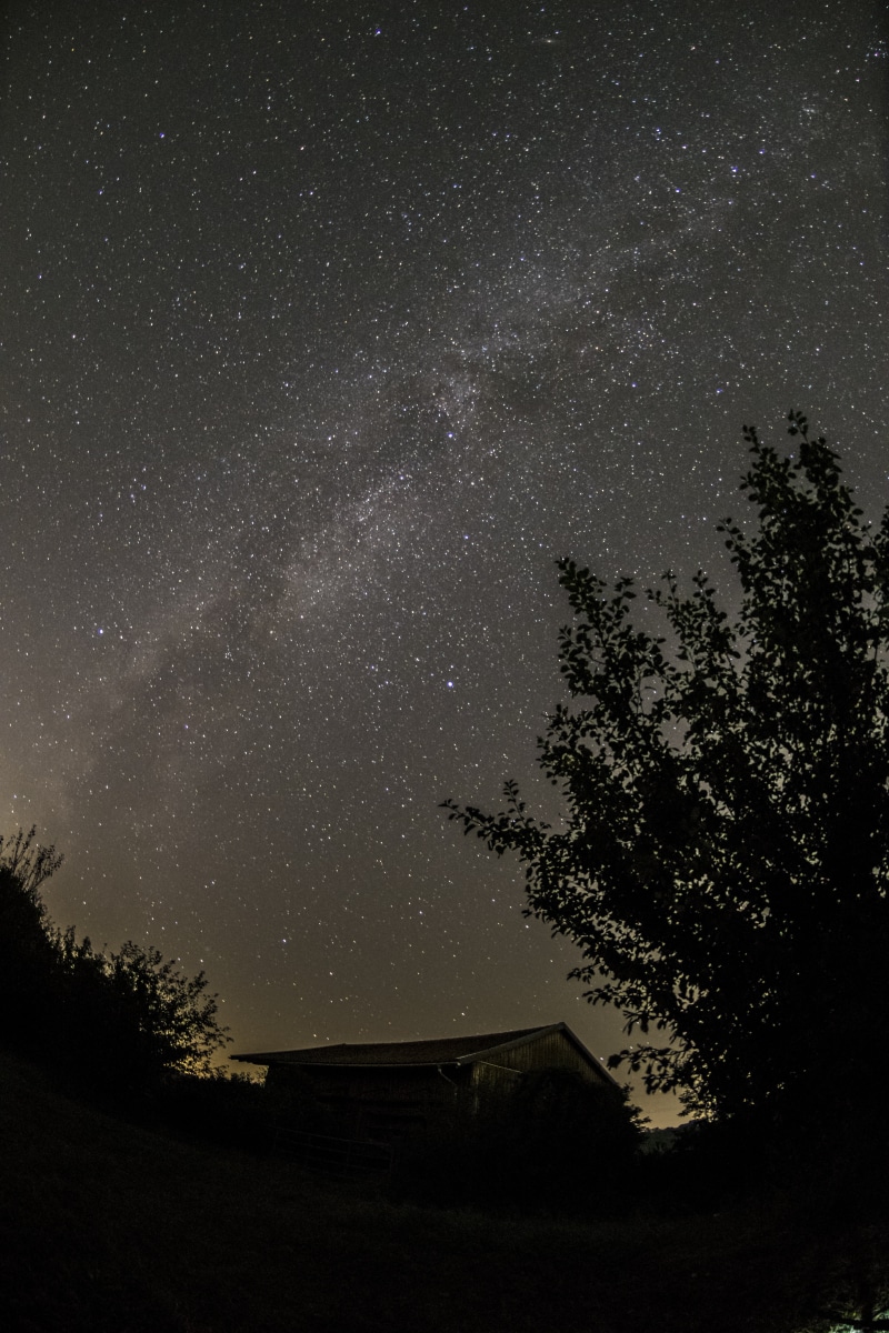 silhouette, research, universe, star, outdoors, sky, field, no people, mood, infinity, space, star - space, fantasy world, nature, mystical, milky way