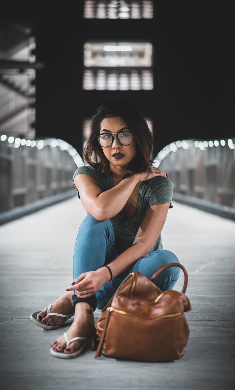 two people, one Woman Only, daytime, adults Only, cheerful, spectacles, lady, glasses, Angel Wings, people, brown Hair, city, beautiful woman, indoors