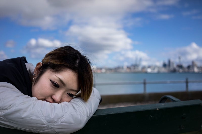 model, black, young adult, smile, pressure, body, length, girl, relaxation, cloud - sky, oriental, young, sky, makeup, full, joy, effort, east, stress