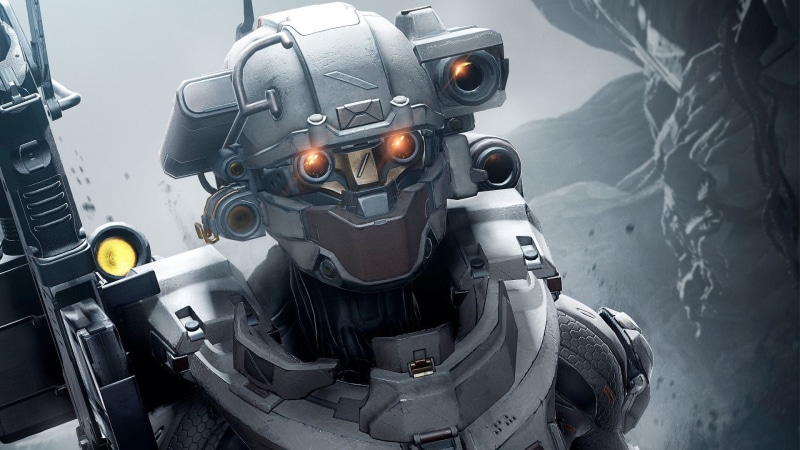 robot, gun, weapon, photography themes, film industry, military, armor, technology, face, Spartans, transportation, red eyes, equipment, poster, sniper rifle