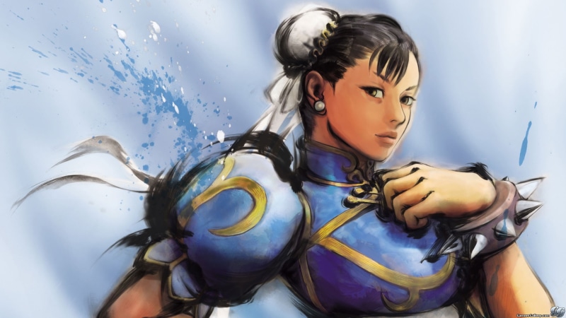 street, hd, video games, fighter, lee, chun, li, drawing, 1080P, capcom, painting