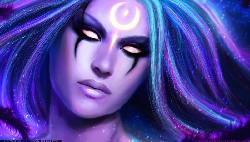 young adult, neon, fantasy girl, females, elegance, hair, human body part, bright, body part, young women, portrait, MagicnaAnavi, 1080P, dark, video games