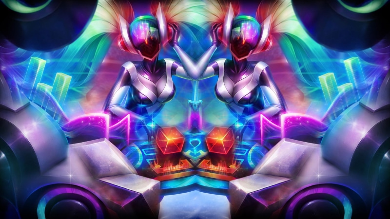 front view, symmetry, design, body part, 1080P, music, pattern, multi colored, illuminated, close-up, arts culture and entertainment, technology, people