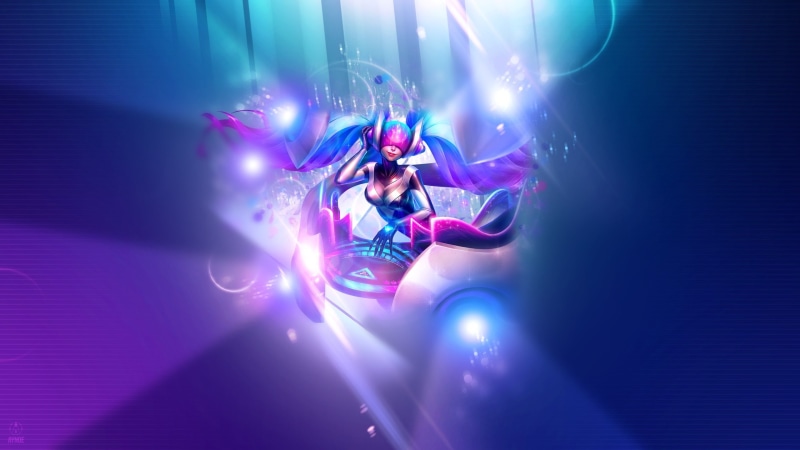 league of legends, dj sona, electro music, Games, 2K