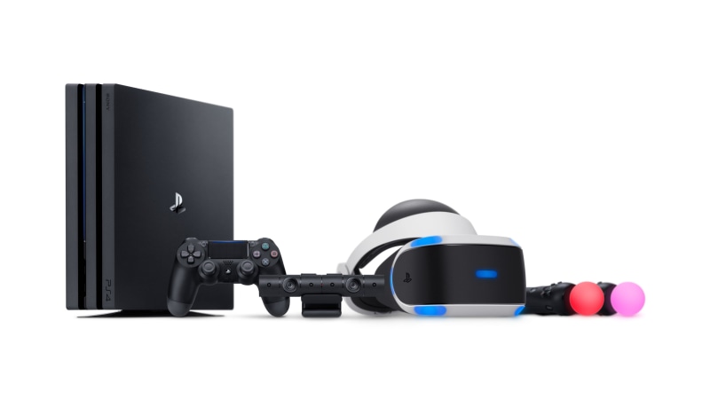 vr, controller, kinect, ps, glasses, PlayStation VR, Dualshock V2, Playstation 4 Pro, 4K, PlayStation camera, black, sony, PS4 Pro