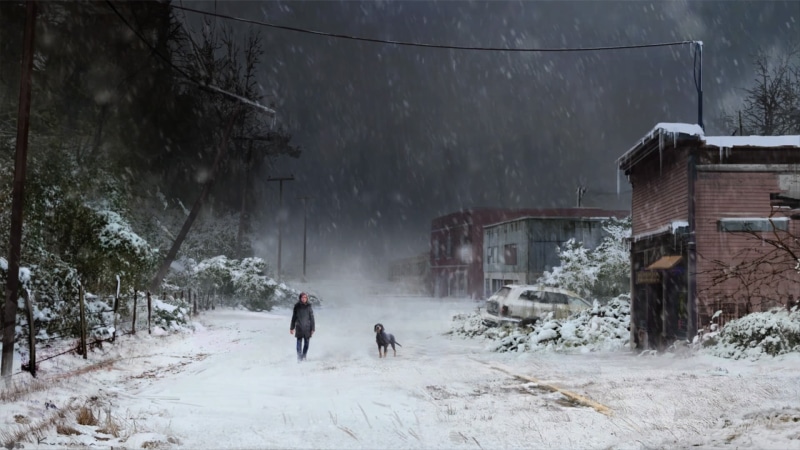 The Last of Us, screen shot, Sony, Video Game Art, CGI, snow, TLoU, Ellie, PlayStation 4, Sony Playstation, PlayStation, 1080P, Naughty Dog
