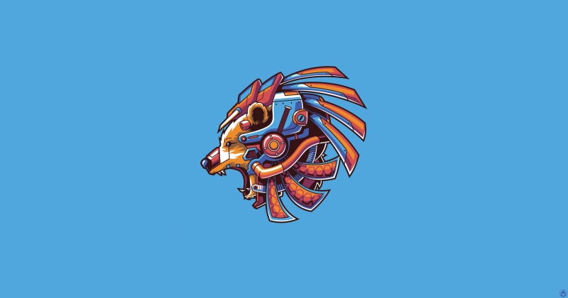 Vector, Mecha Bear, Robot, Bear, Art, 2K, Angga Tantama, Minimalism, Machine, Droid