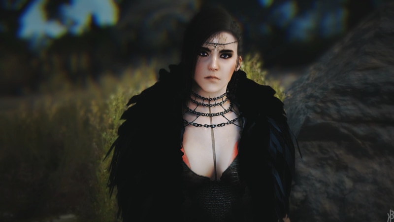 lifestyles, standing, hairstyle, focus on foreground, beautiful woman, looking, young adult, portrait, Black Desert, women, looking at camera, black color