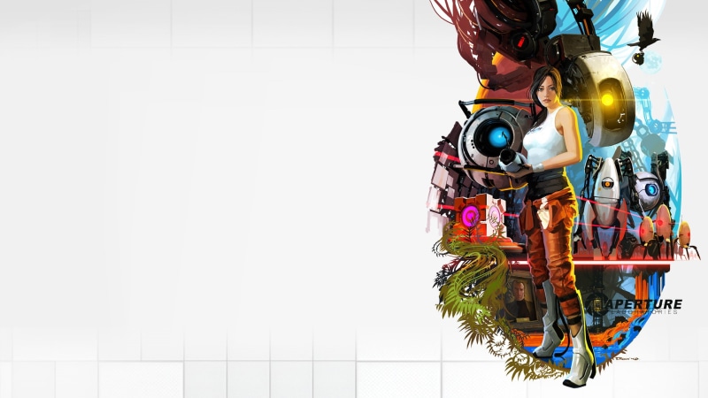 hd, glados, white, portal, wheatley, chell, video games, 1080P