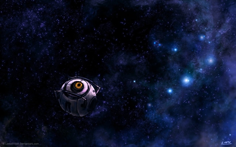 hd, wheatley, stars, portal, 720P, video games