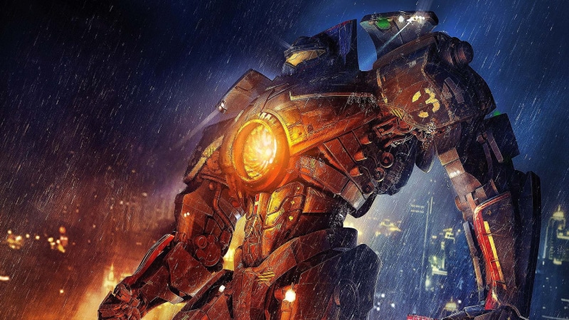 people, security, artwork, black, nature, architecture, Pacific Rim, illustration, industry, Gipsy Danger, star - space, headwear, protection, men, 1080P