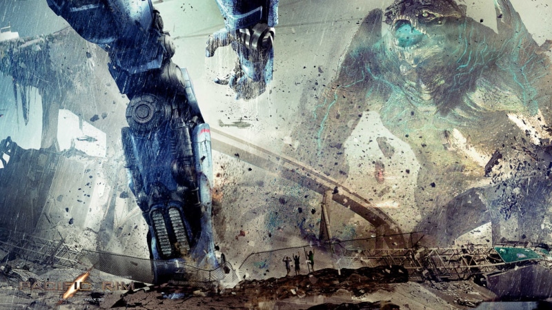 hd, rim, debris, robot, jaeger, pacific, 1080P, giant, monster, movies