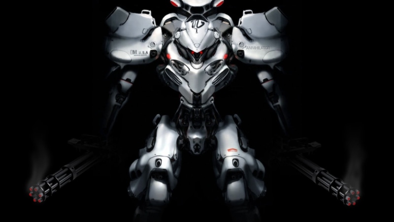 digital art, metal, illustration, transportation, threats, communication, digital composite, black background, looking at camera, 1080P, robot, indoors