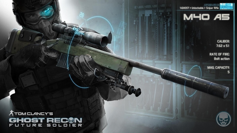 Tom Clancys Ghost Recon: Future Soldier, government, Ghost Recon, gun, Remington 700, special forces, technology, air vehicle, adult, Silencer, mode of transportation