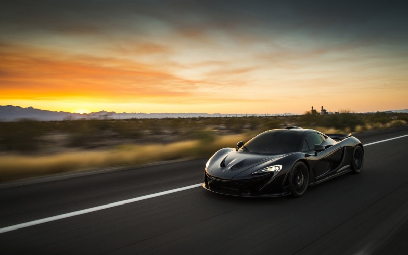 Supercar, Black, McLaren, 1080P, p