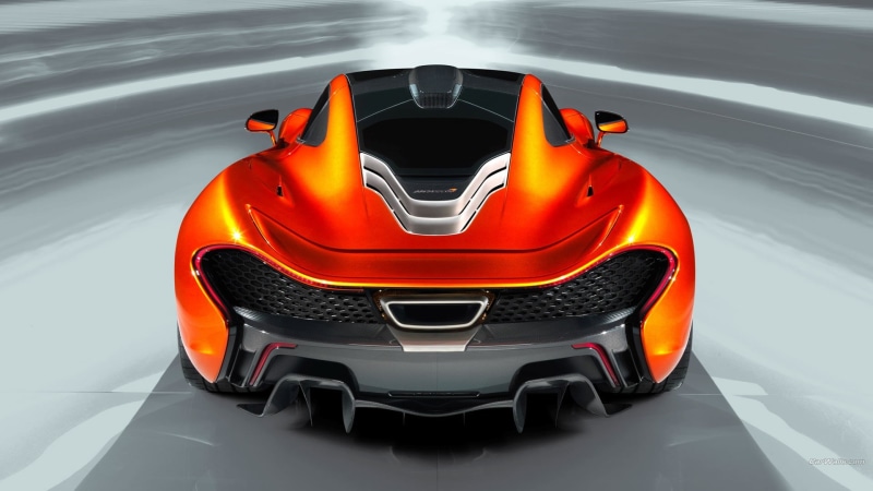 front view, McLaren P1, competition, board, motor vehicle, headwear, Super Car , land vehicle, car, 1080P, clean, McLaren, black, helmet, racecar, auto racing