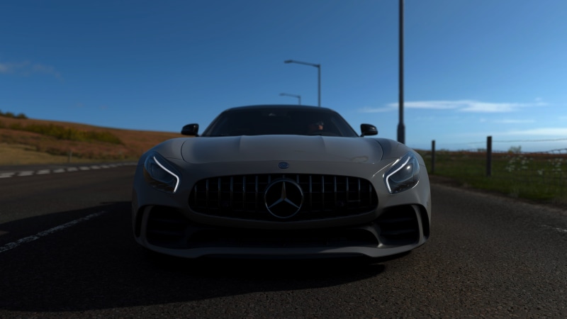 Mercedes Benz, screen shot, Forza Horizon 4, vehicle, 4K, video games, Forza, car