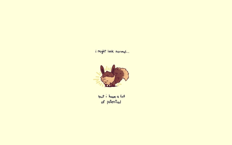 pokemon, white, 1080P, normal, cartoon/comic, eevee, hd