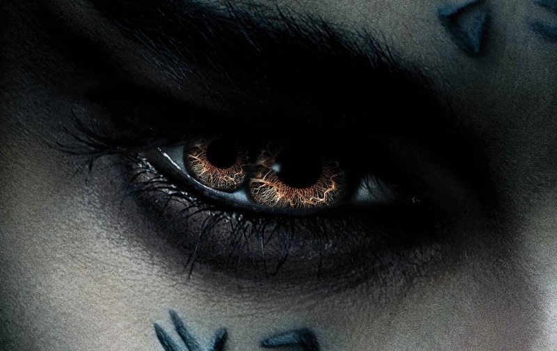 pupils, Sofia Boutella, eye, 2017, two, 2K, The Mummy, Ahmanet, right