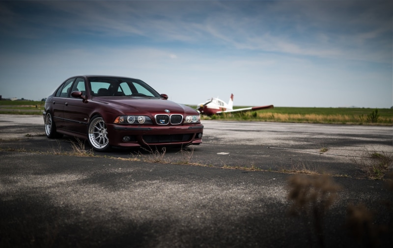 BMW, Legend, E39, Sight, Classic, Cherry, 1080P