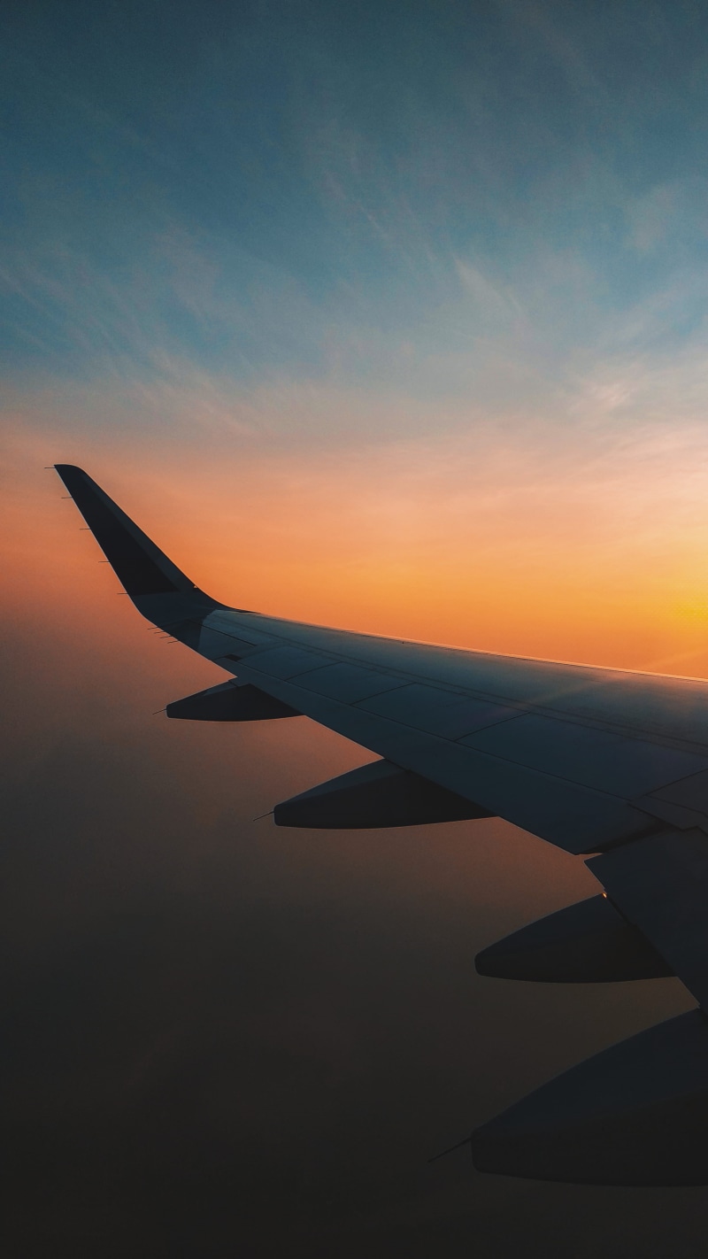 outdoors, sky, sky expression, scenics - nature, air vehicle, plane view, silhouette, mood, cloud - sky, 4K, wings, nature, view from plane, aeroplane window sight