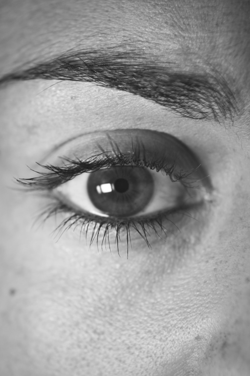 sensory perception, eyebrow, human skin, eyesight, beautiful, macro, iris - eye, eyeball, looking at camera, teenager, eyelash, close-up, real people, extreme close-up