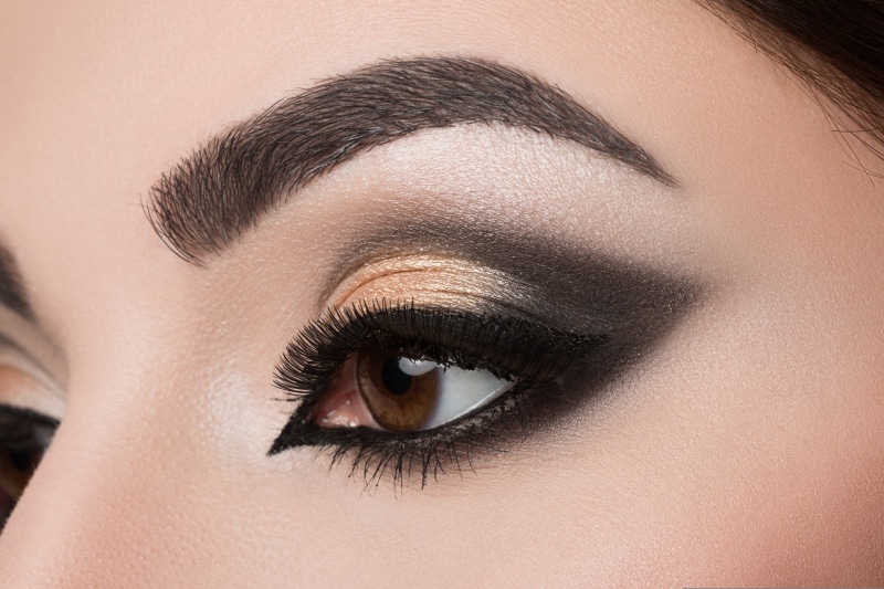 makeup, glamour, make-up, adult, human skin, women, 4K, young adult, eye, human eye, skin, eyeliner, eyeshadow, close-up, eyebrow, eyelash, colors, iris - eye