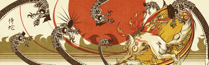 4K, dualscreen, amaterasu, scan, okami