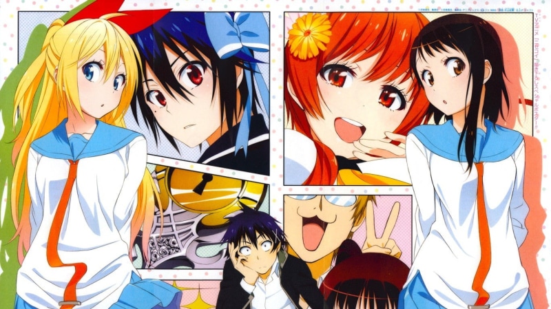 Onodera Kosaki, 720P, Ichijou Raku, scanned image, Tachibana Marika, Kirisaki Chitoge, Tsugumi Seishirou, Nisekoi, Shuu Maiko