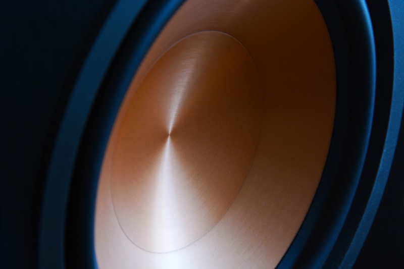 technology, 5K, abstract, geometric shape, blue, indoors, klipsch, arts culture and entertainment, equipment, hifi, extreme close-up, listen, no people