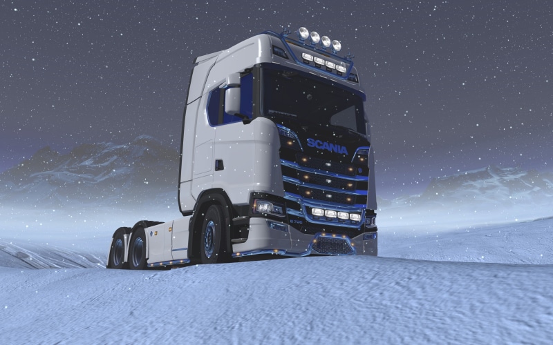 2K, Euro Truck Simulator 2, ETS2, trucks, video games, Scania