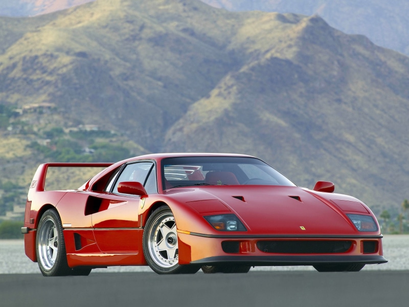 supercar, 1987, ferrari, supercars, f40, classic, 1080P