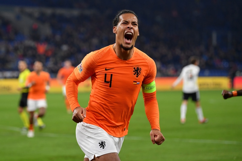 Soccer, 4K, Dutch, Virgil van Dijk