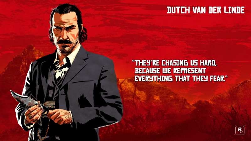 4K, Dutch van der Linde, Red Dead Redemption 2, Red Dead