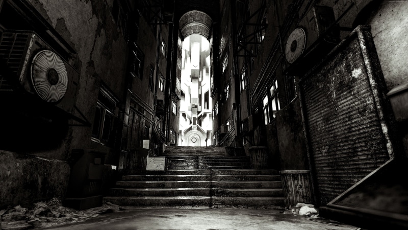 history, architecture, arch, built structure, horror, best games, indoors, no people, the past, the way forward, staircase, abandoned, direction, PS 4
