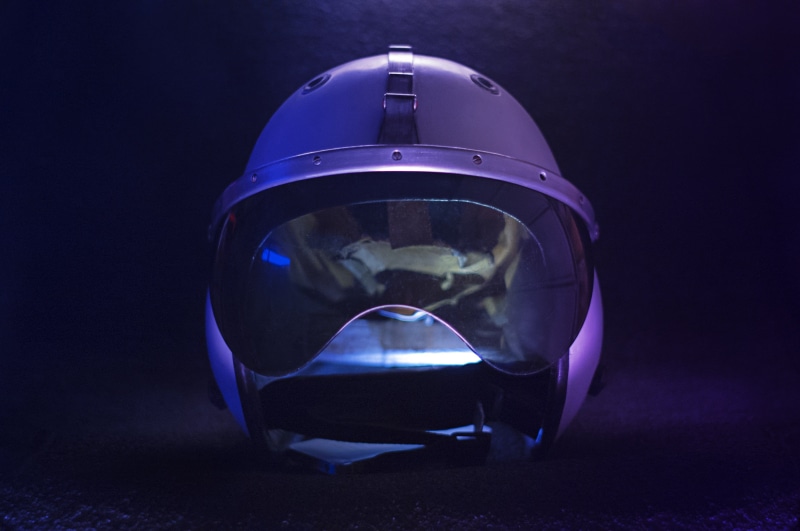 safety, equipment, studio shot, motorcycle, 2K, dark, gray, blue, no people, security, close-up, modern, racing, finance, glass - material, indoors, night