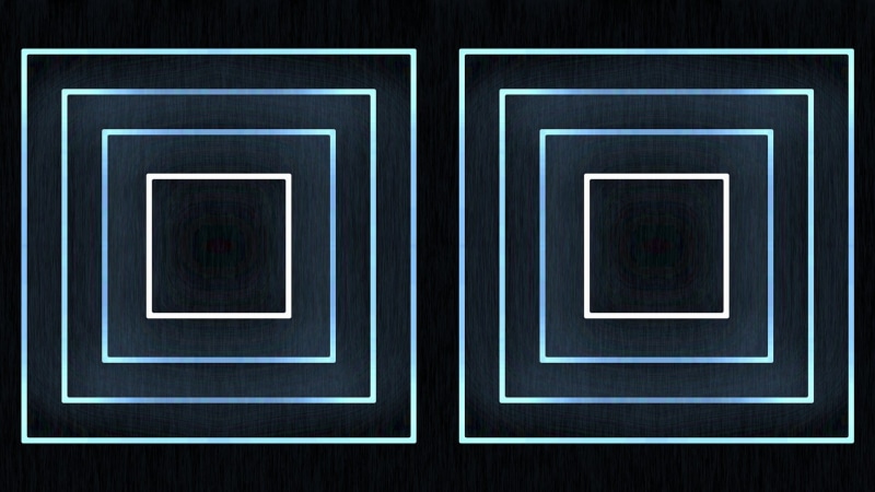 indoors, boxes, safety, no people, frame, simple, rectangle, picture frame, dark, line, pattern, blue, shape, repetition, white, glowing, full frame, 1080P