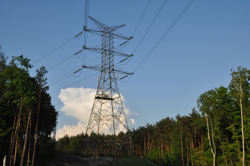land, architecture, forest, energetics, current, built structure, outdoors, electrical component, plant, fuel and power generation, 4K, technology, sky