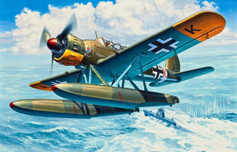 World War II, 720P, Arado Ar 196, Germany, aircraft, military, military aircraft, airplane, Luftwaffe
