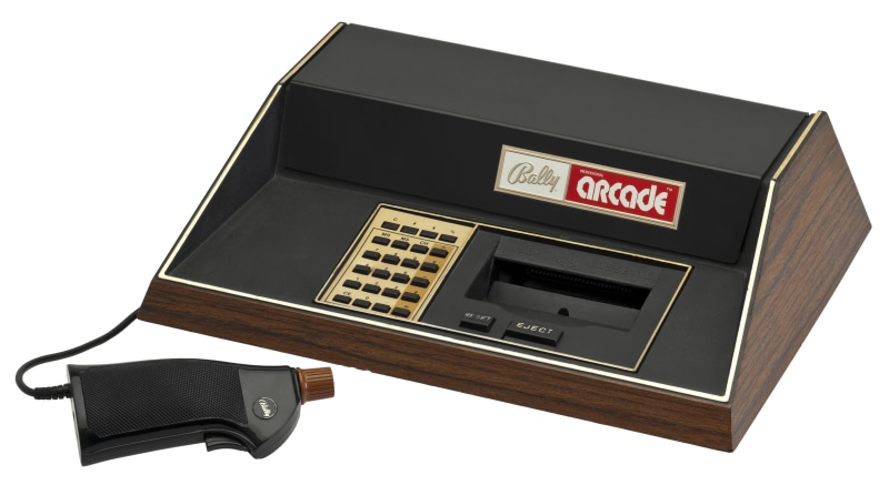 4K, fun, electronics, arts culture and entertainment, connection, portability, machine, brown, black, toy, computer, bally, equipment, single object, arcade