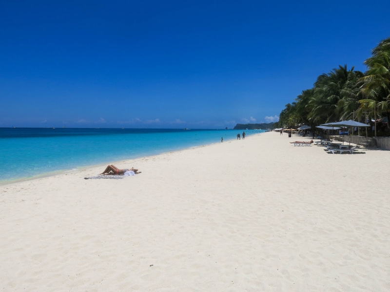 body, relaxation, White, near, sea, scenics, summer, tropical Climate, coastline, island, palm Tree, water, tourist Resort, sand, sky, boracay, Boracay  beach