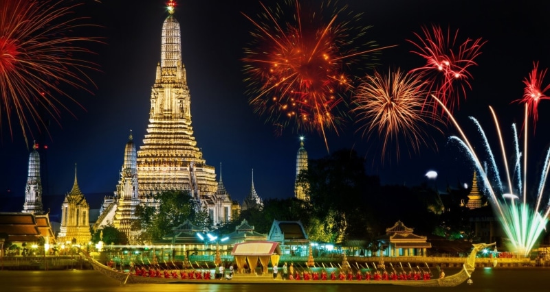 Temples, Bangkok, Wat Arun Temple, 1080P, Thailand, Wat Arun