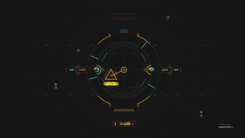 science fiction, 1080P, HUD