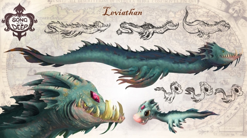 Video Game, Song of the deep, 1080P, Sea Monster, Leviathan