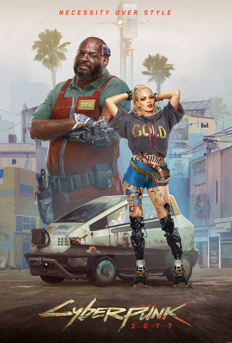 women, 5K, CD Projekt RED, video games, digital art, Cyberpunk 2077, car, men, cyberpunk