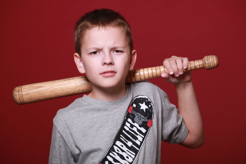 musical instrument, angry, colored background, baseball, boys, childhood, performance, headshot, schoolboy, child, bat, boy, brown, males, red, portrait