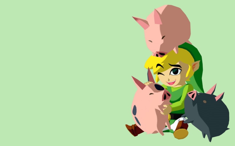 video games, cut out, mammal, representation, indoors, copy space, domestic animals, domestic, pigs, men, simple background, mask, The Legend of Zelda