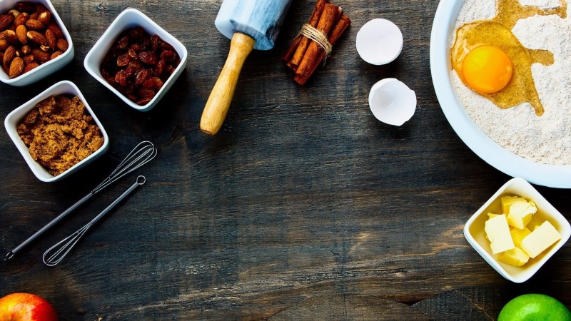 food and drink, pasta, kitchen utensil, eggs, spoon, cooking, ingredient, egg, indoors, kitchen, bake, kitchen utensils, spices, healthy eating, baking