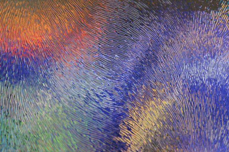 painting, full frame, day, backgrounds, art, abstract, peacock, raindrop, blue, no people, pattern, animal, background, glass - material, texture, beauty in nature